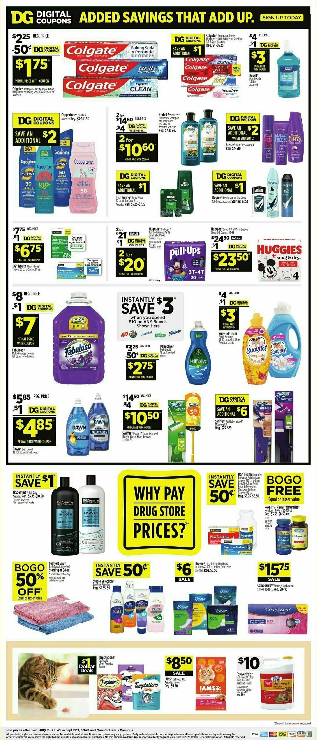 Dollar General Weekly Ads And Circulars From July Page