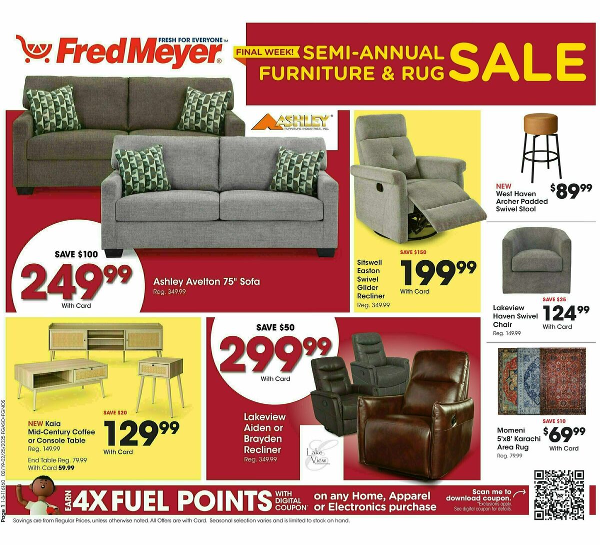 Fred Meyer Home Apparel Weekly Ad Specials From February