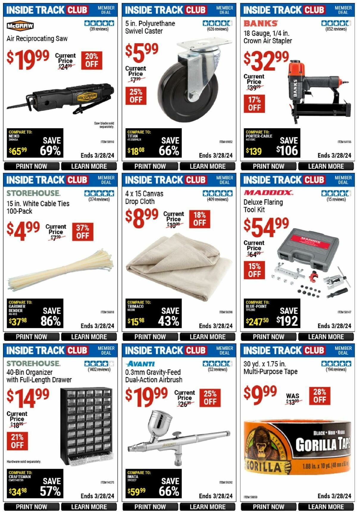 Harbor Freight Tools Inside Track Club Member Deals Best Offers