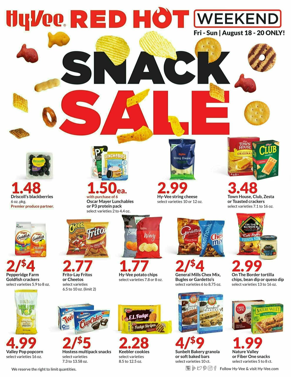 Hy Vee Deals Ads From August 18