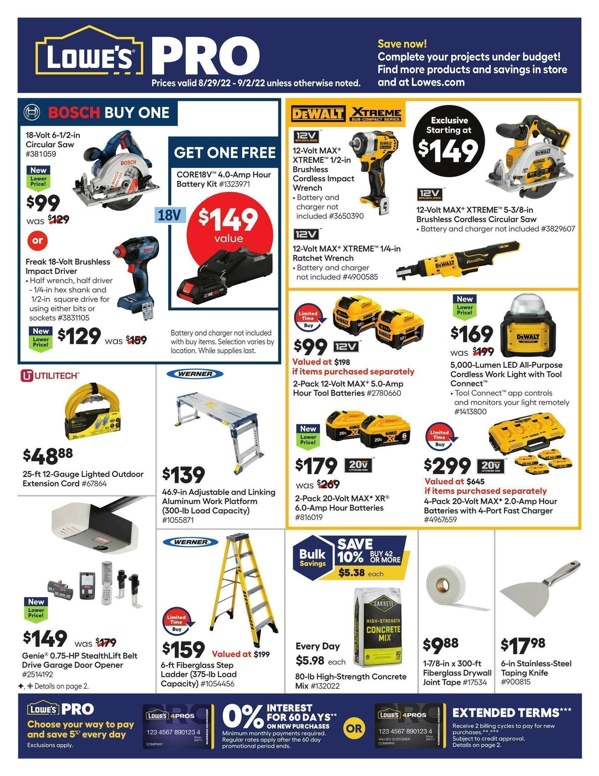 Lowe S Pro Ad Weekly Ads Deals From August 29