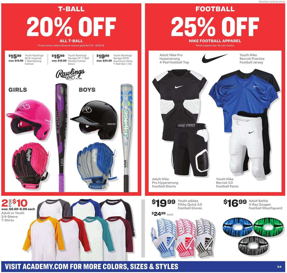 Academy Sports + Outdoors Weekly Ad from September 1