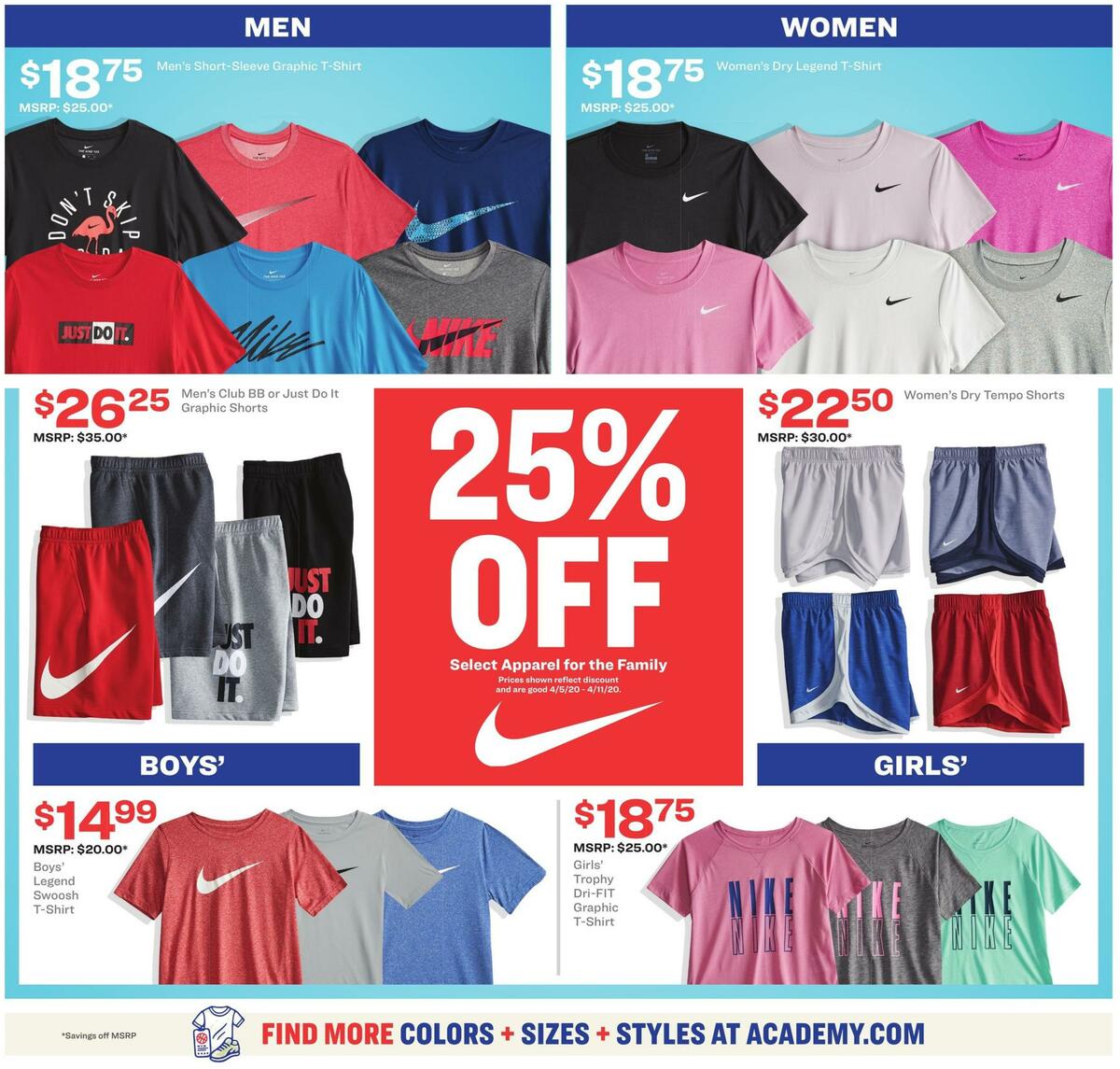 Academy Sports + Outdoors Sports & Fitness Ad Weekly Ad from April 6