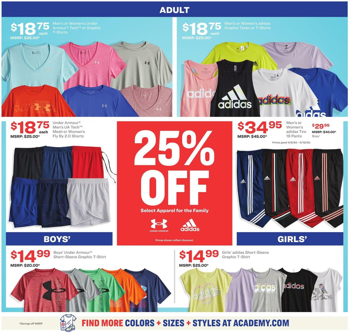 Academy Sports + Outdoors Sports & Fitness Ad Weekly Ad from April 6