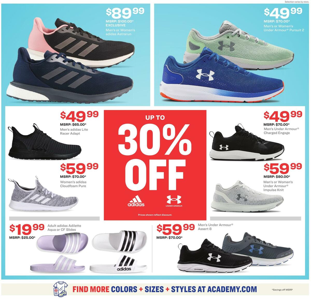 Academy Sports + Outdoors Sports & Fitness Ad Weekly Ad from April 6