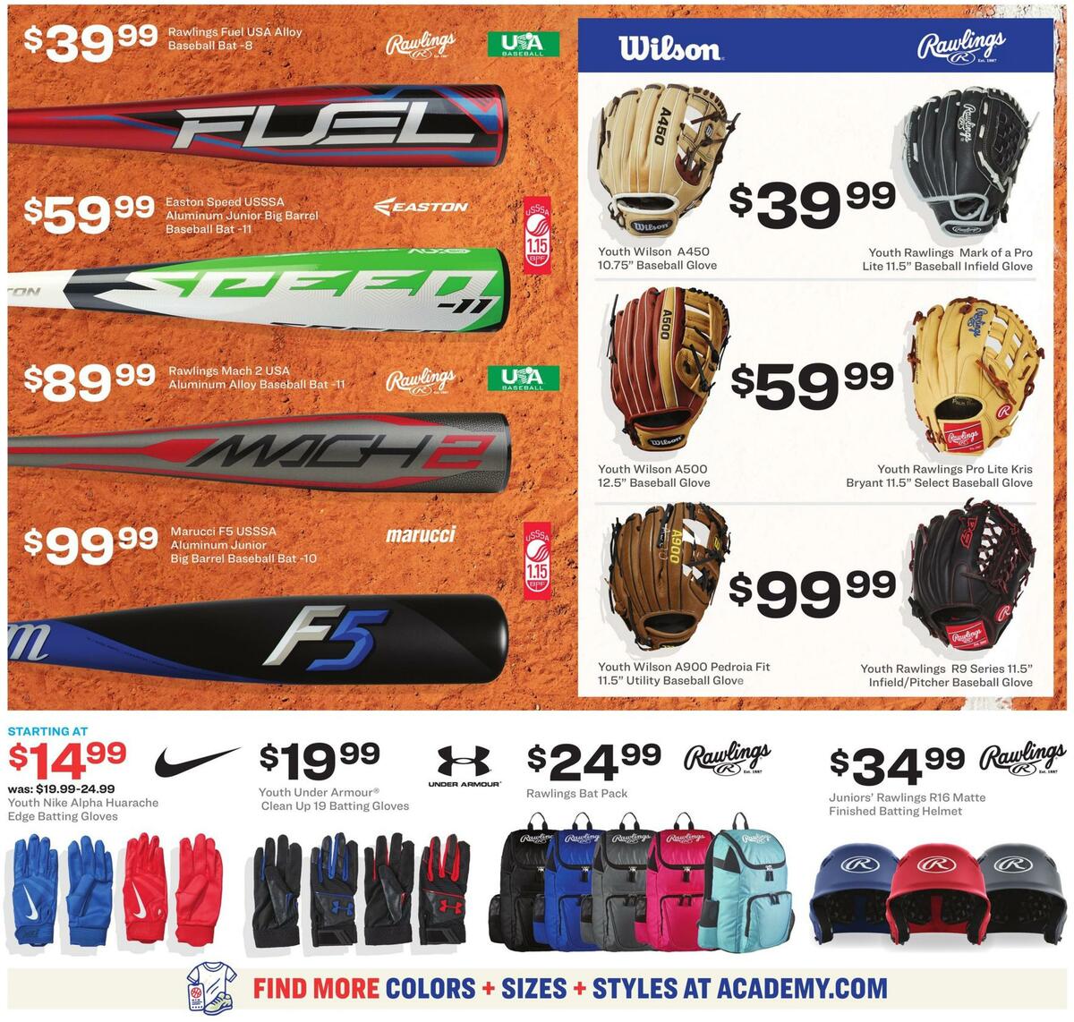 Academy Sports + Outdoors Sports & Fitness Ad Weekly Ad from April 6