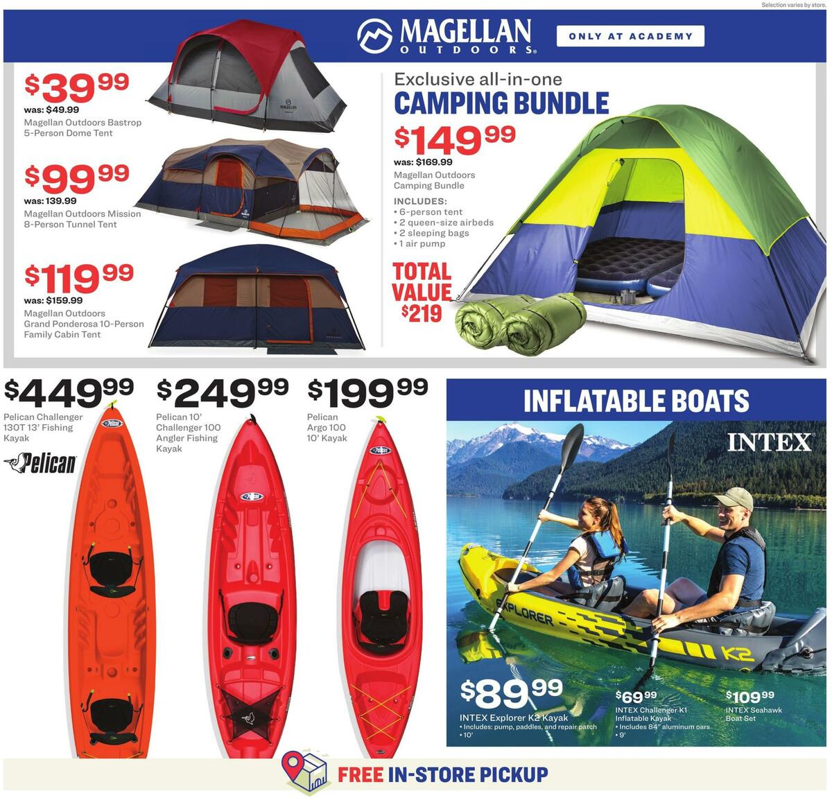 Academy Sports + Outdoors Outdoor Ad Weekly Ad from April 13