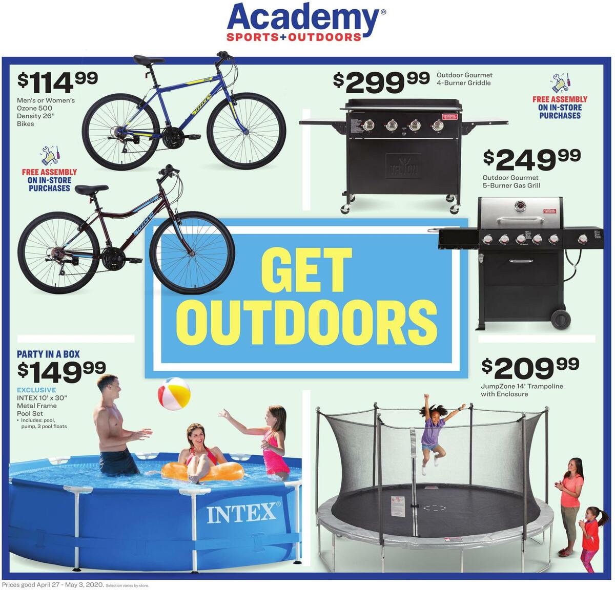 Academy Sports + Outdoors Weekly Ad from April 27