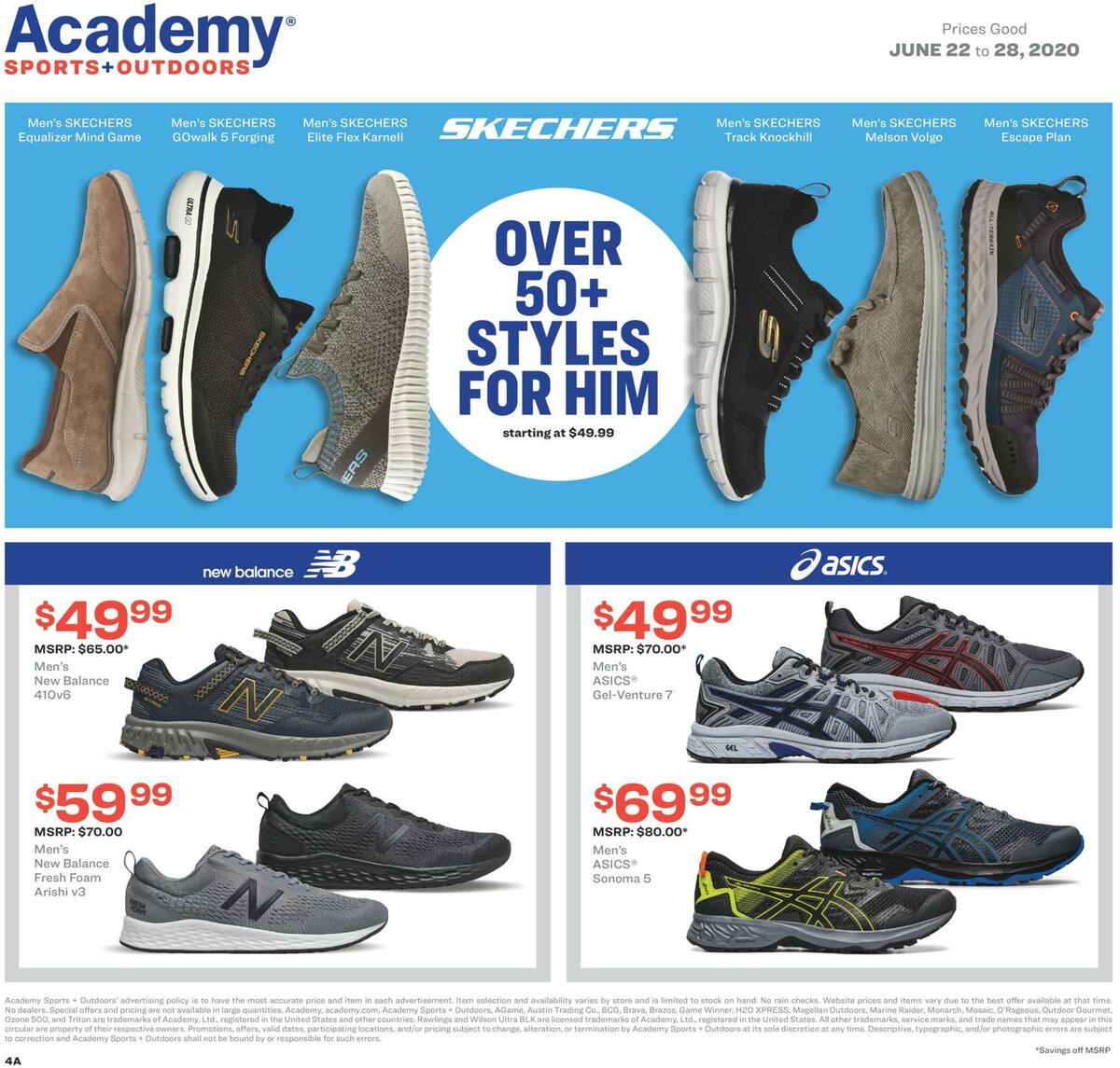 Academy Sports + Outdoors Active Ad Weekly Ad from June 22