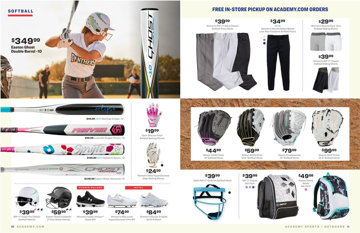 Academy Sports + Outdoors Baseball Gear Guide Weekly Ad from February 1