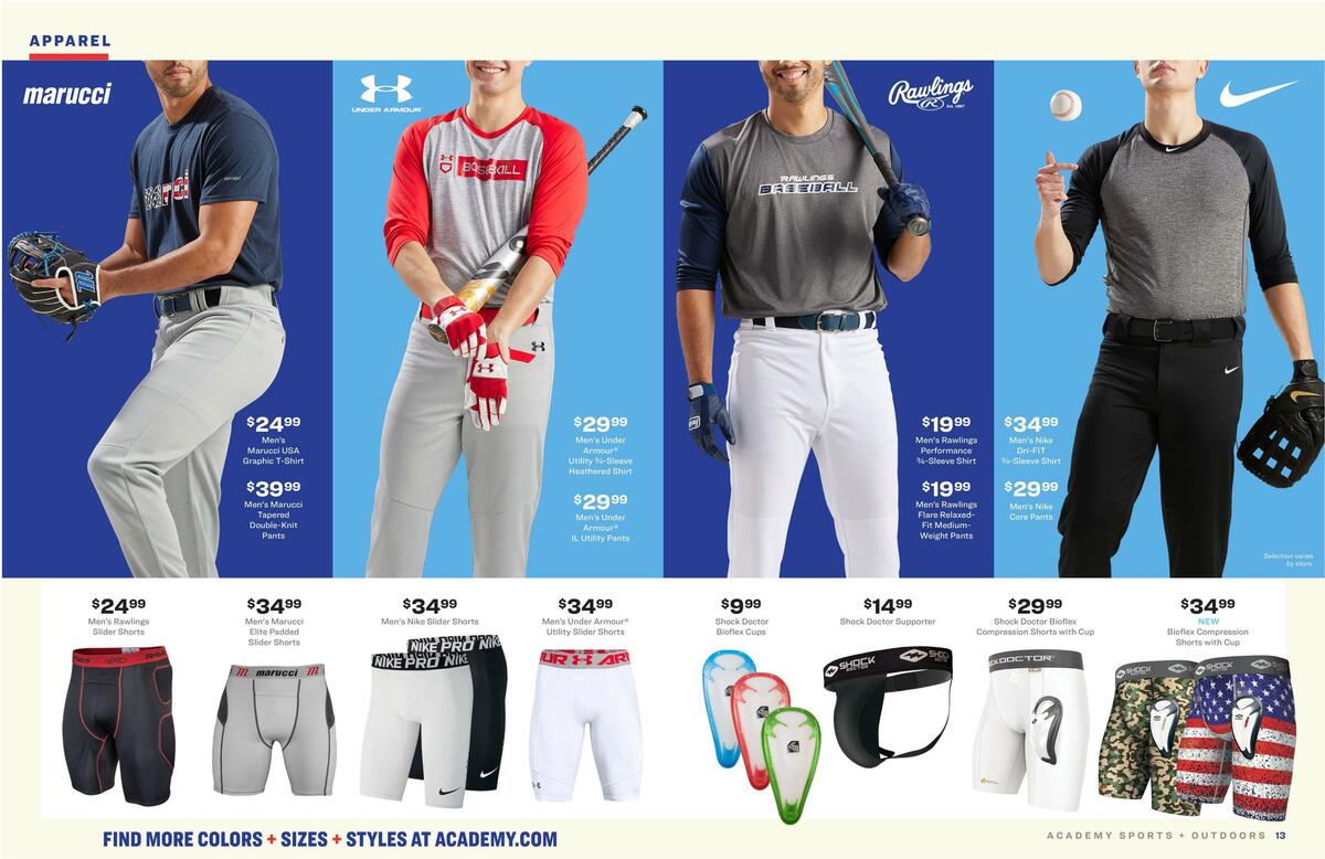 Academy Sports + Outdoors Baseball Gear Guide Weekly Ad from February 1