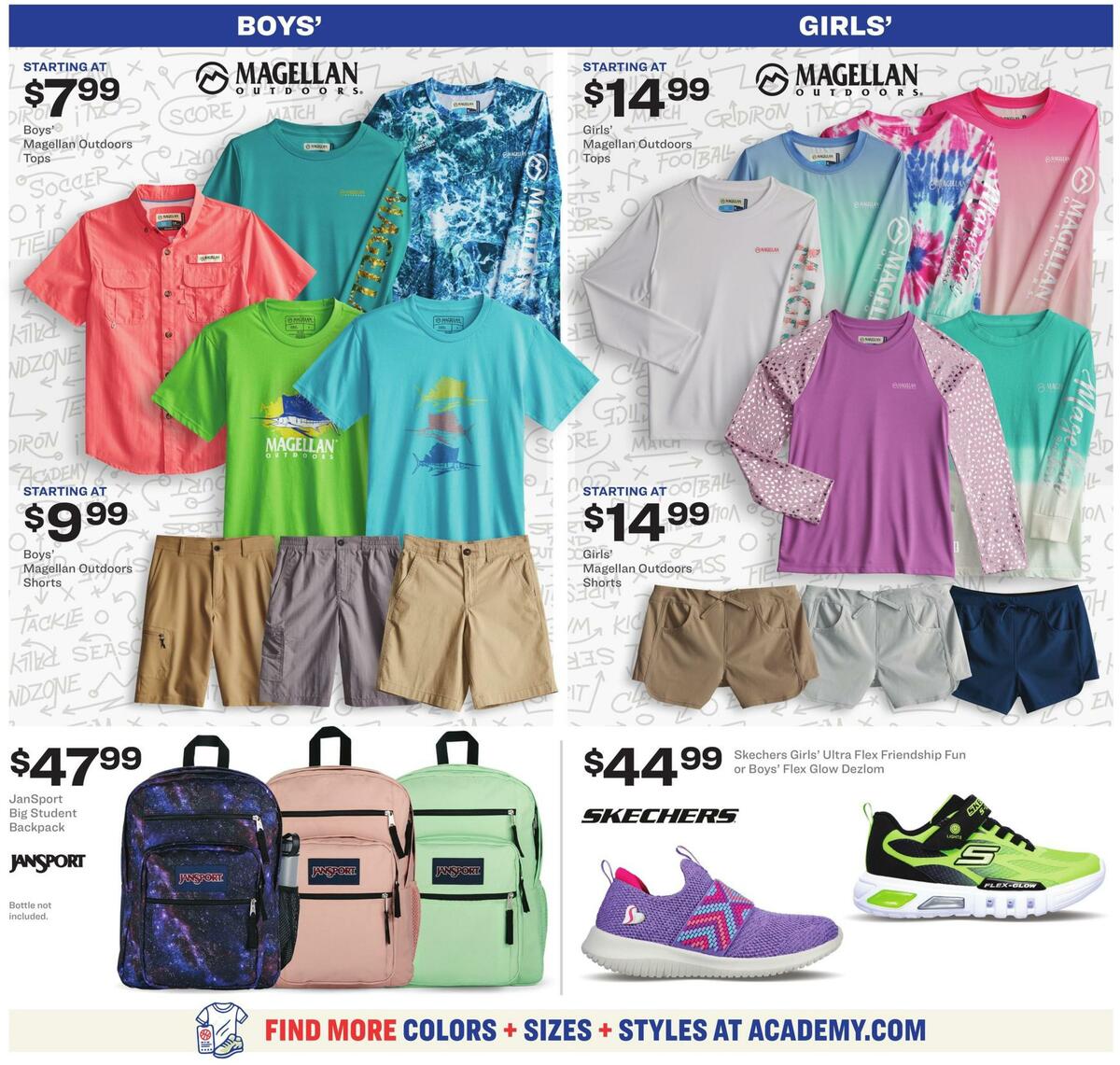 Academy Sports + Outdoors Kids Ad Weekly Ad from July 19