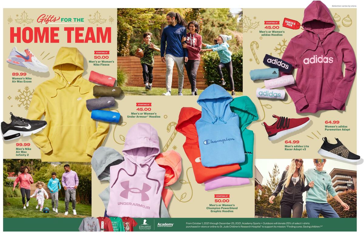 Academy Sports + Outdoors Christmas Gift Guide Weekly Ad from November 1