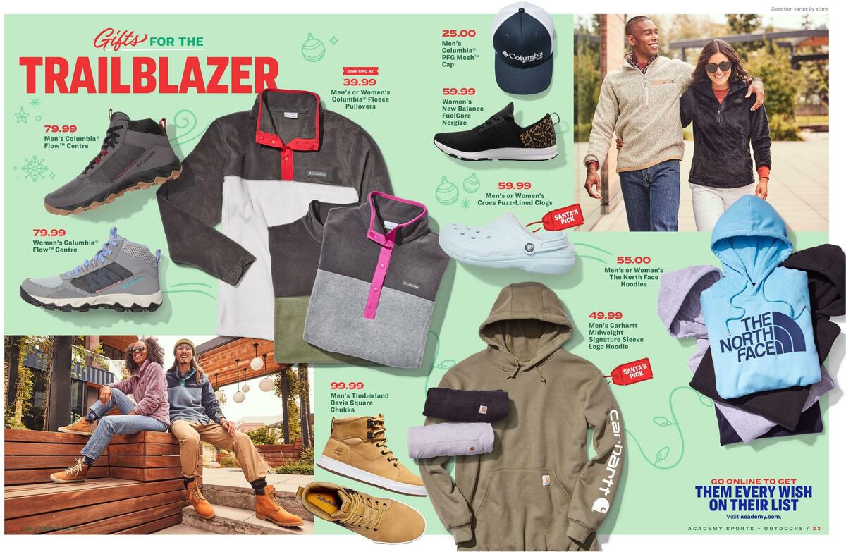 Academy Sports + Outdoors Christmas Gift Guide Weekly Ad from November 1