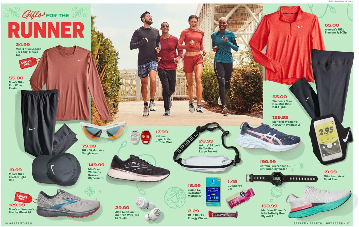 Academy Sports + Outdoors Christmas Gift Guide Weekly Ad from November 1