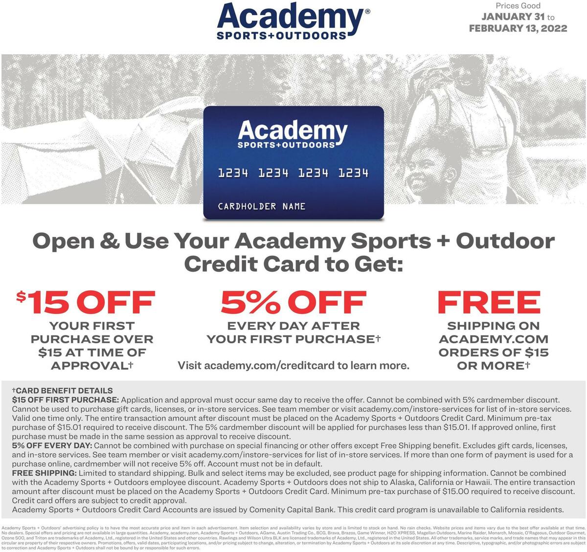 Academy Sports + Outdoors Weekly Ad from January 31