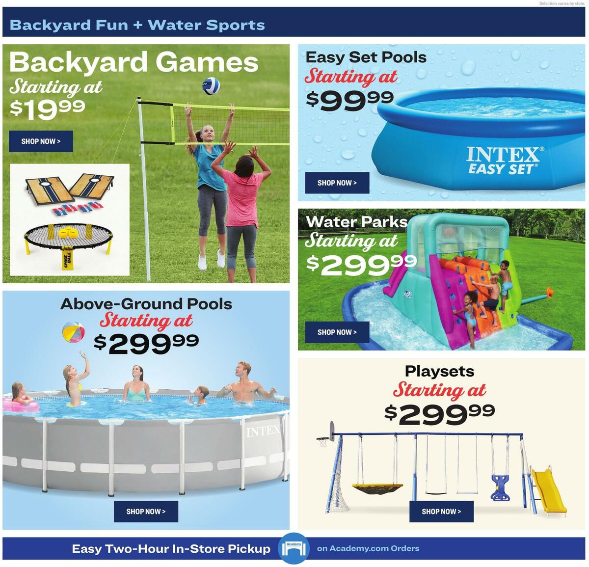 Academy Sports + Outdoors Outdoor Ad Weekly Ad from April 4