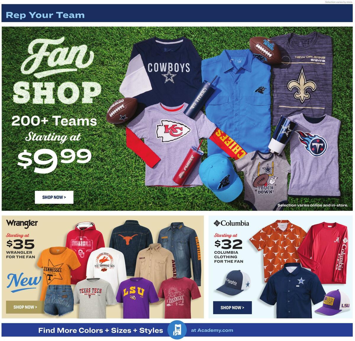 Academy Sports + Outdoors Outdoor Ad Weekly Ad from August 29