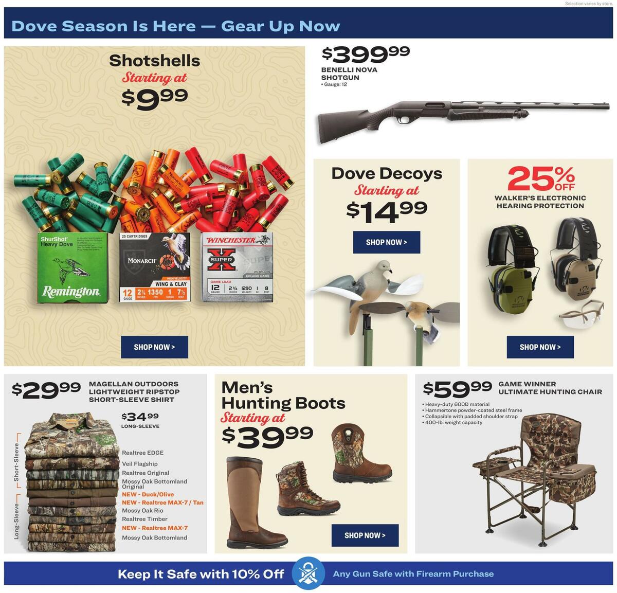 Academy Sports + Outdoors Outdoor Ad Weekly Ad from August 29