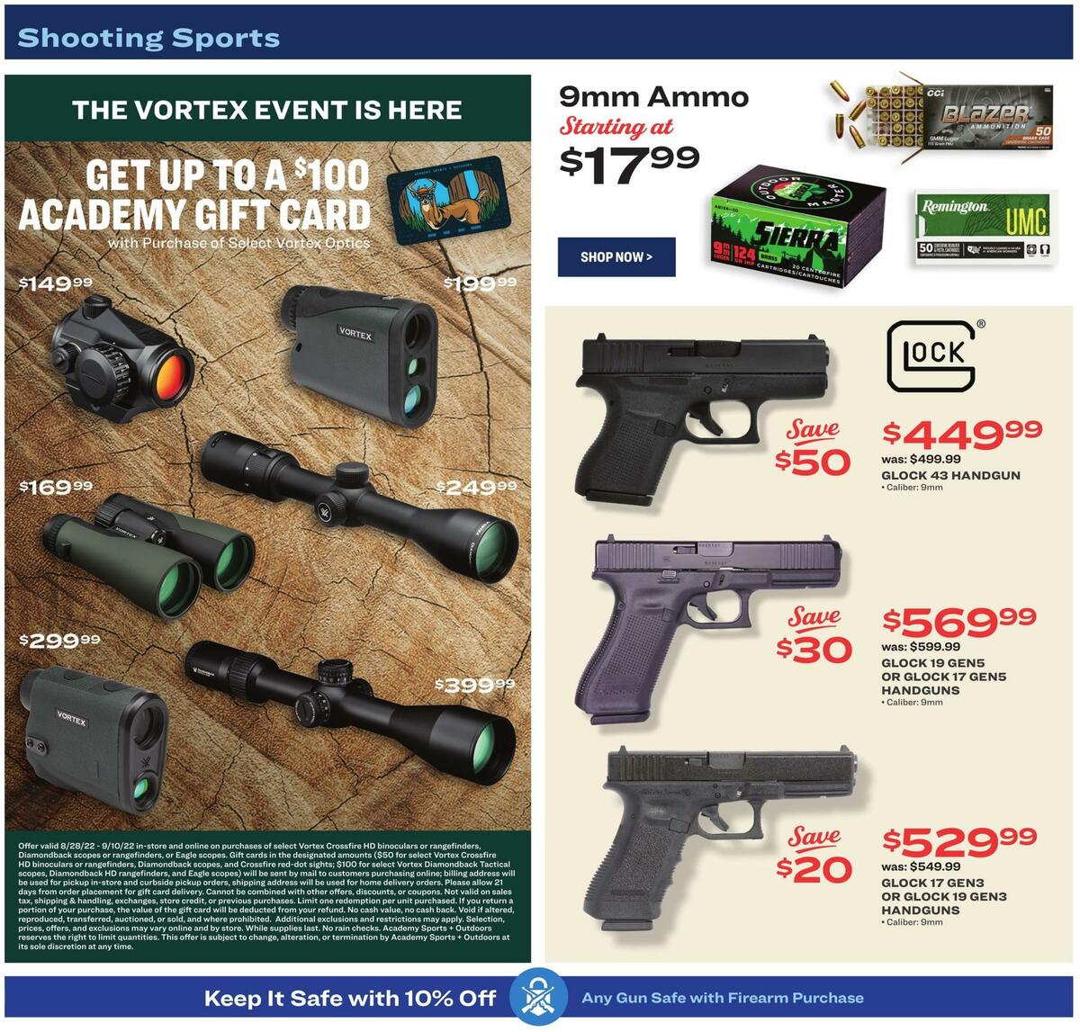 Academy Sports + Outdoors Outdoor Ad Weekly Ad from August 29