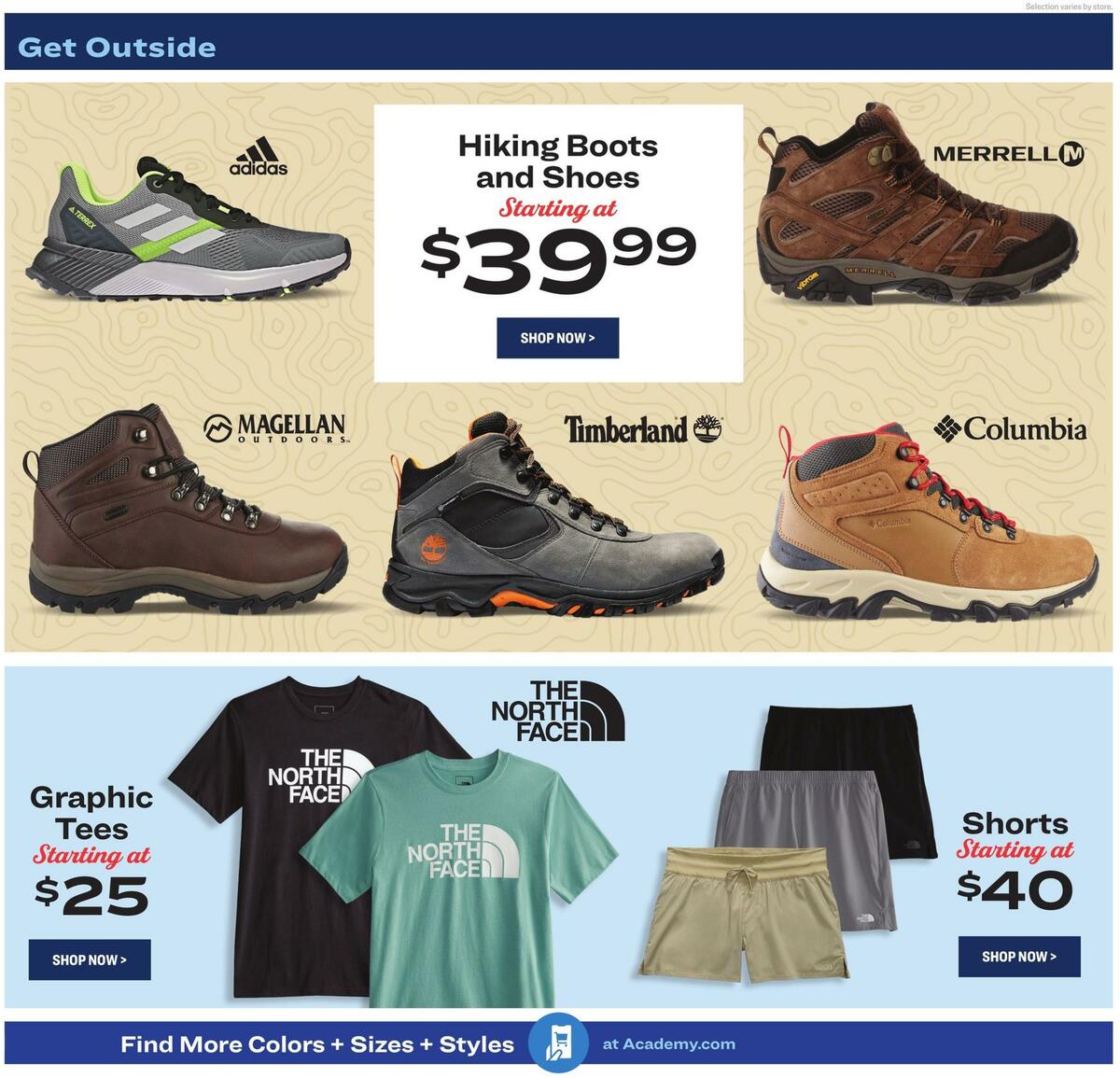 Academy Sports + Outdoors Outdoor Ad Weekly Ad from August 29