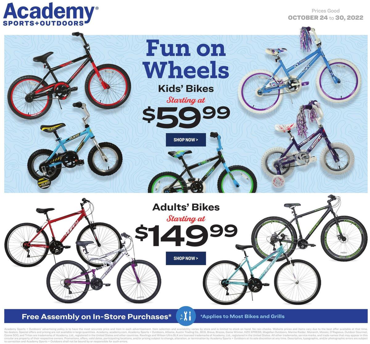 Academy Sports + Outdoors Weekly Ad from October 24