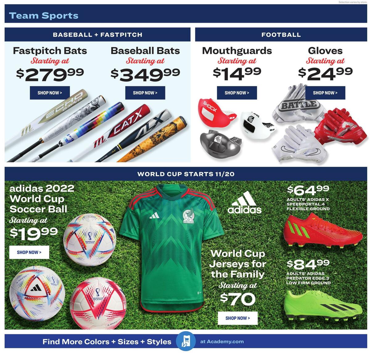 Academy Sports + Outdoors Weekly Ad from October 24