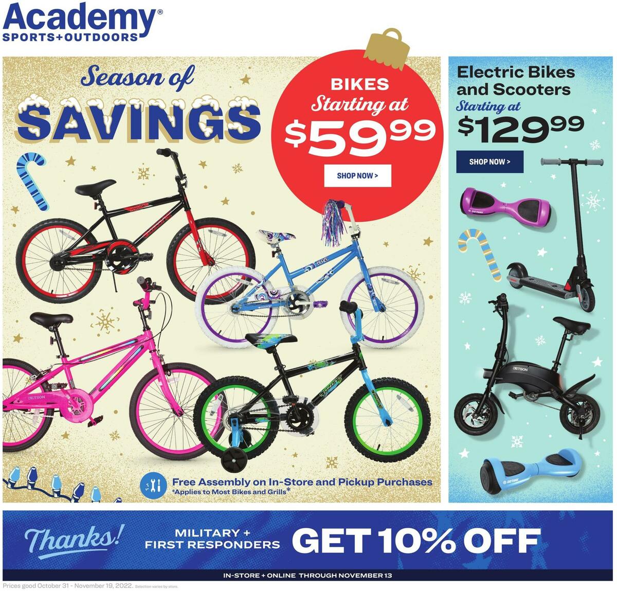 Academy Sports + Outdoors Fun & Games Ad Weekly Ad from October 31