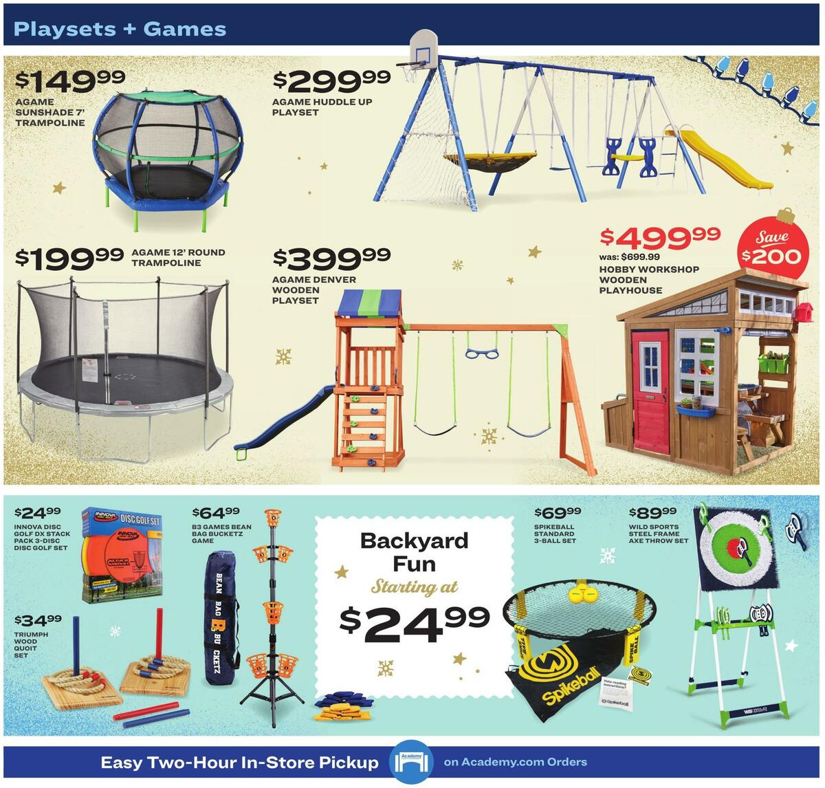 Academy Sports + Outdoors Fun & Games Ad Weekly Ad from October 31