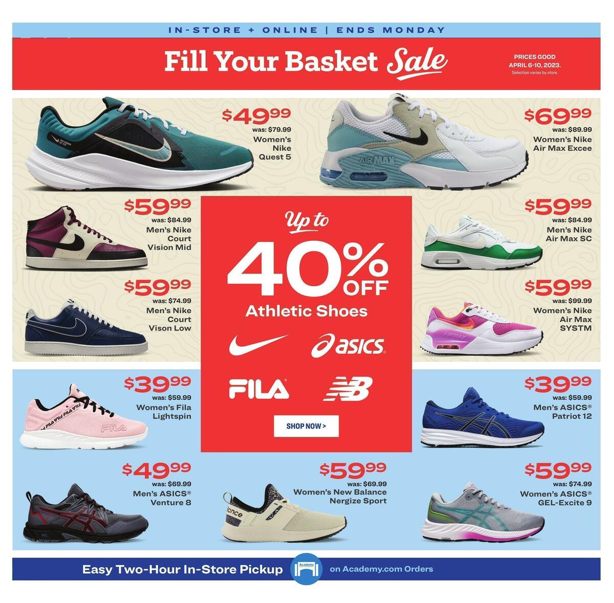 Academy Sports + Outdoors 4-Day Sale Weekly Ad from April 6