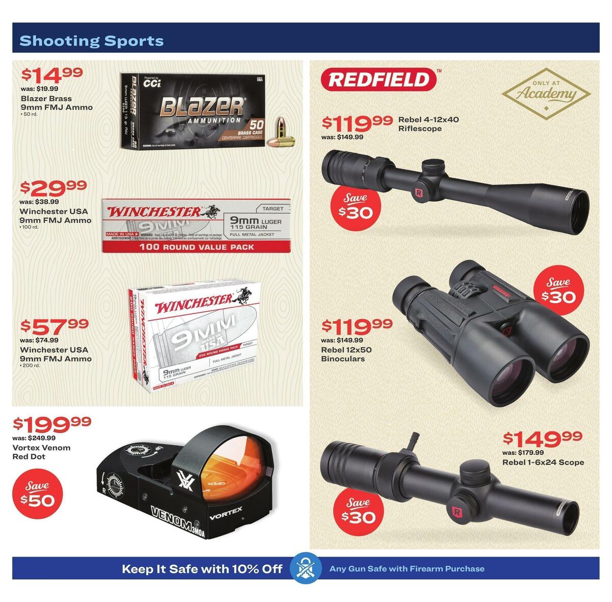 Academy Sports + Outdoors 4-Day Sale Weekly Ad from April 6