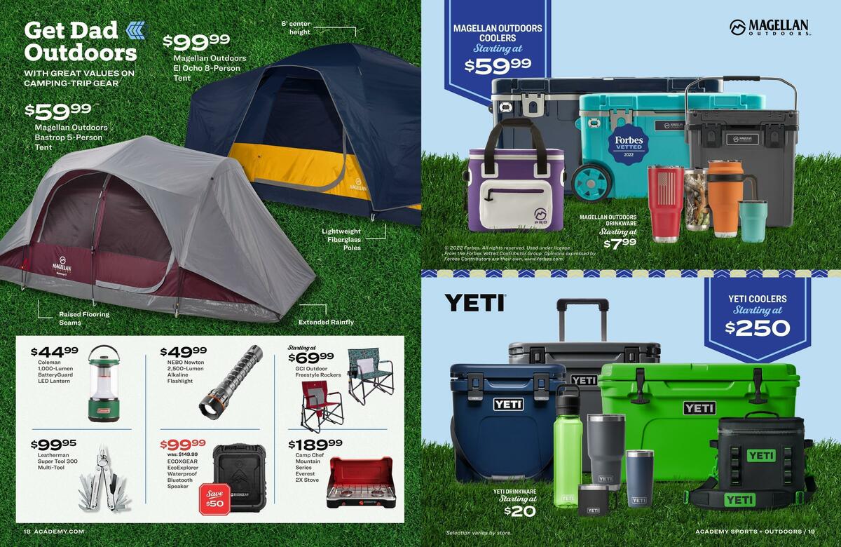 Academy Sports + Outdoors Father's Day Guide Weekly Ad from May 30