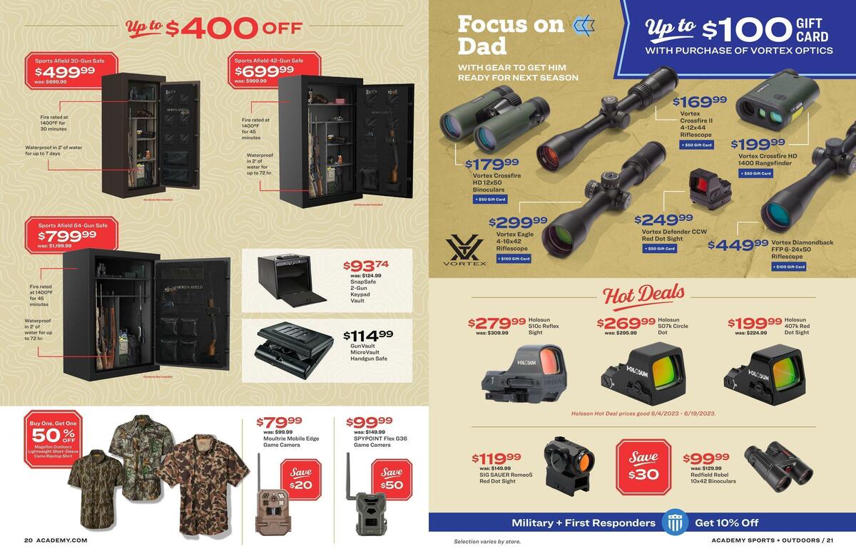 Academy Sports + Outdoors Father's Day Guide Weekly Ad from May 30