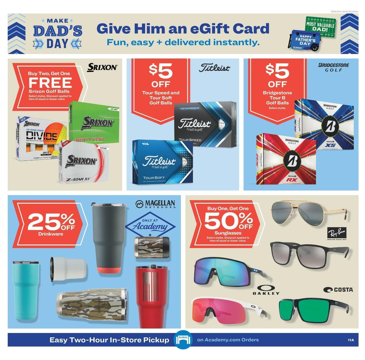 Academy Sports + Outdoors Dad's Day Sale Weekly Ad from June 15