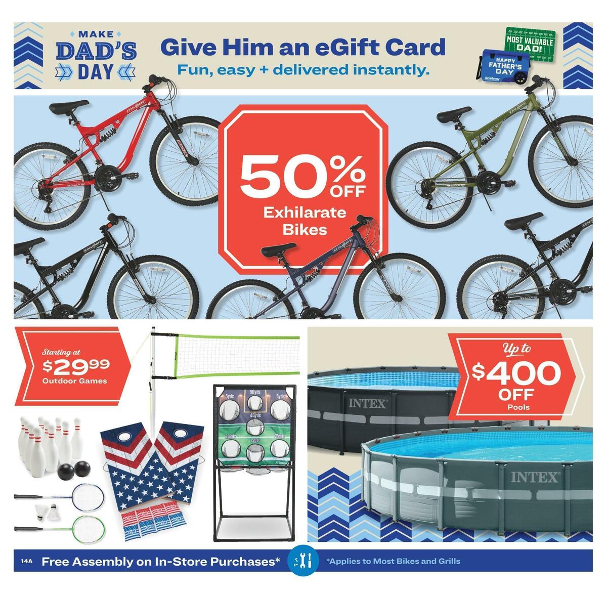 Academy Sports + Outdoors Dad's Day Sale Weekly Ad from June 15