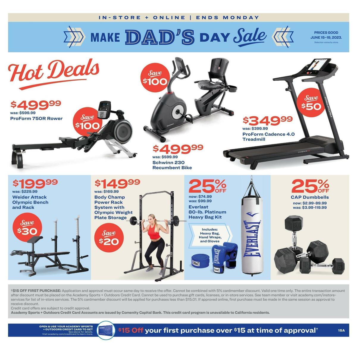 Academy Sports + Outdoors Dad's Day Sale Weekly Ad from June 15