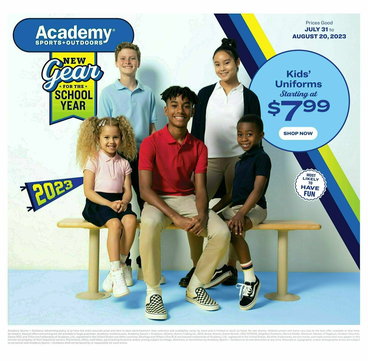 Academy Sports + Outdoors Weekly Ad from August 1