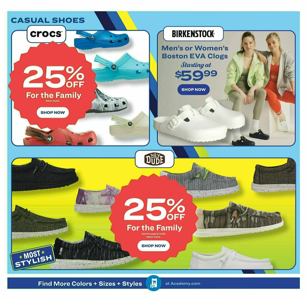 Academy Sports + Outdoors Weekly Ad from August 1