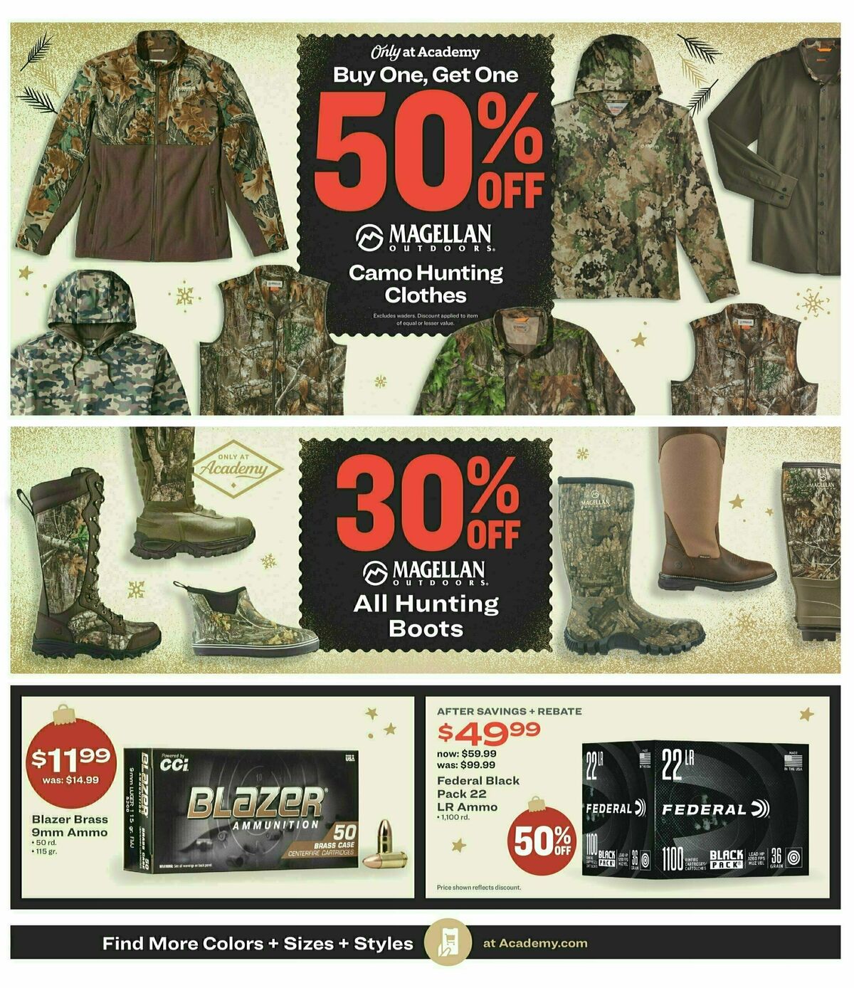 Academy Sports + Outdoors Black Friday Weekly Ad from November 19