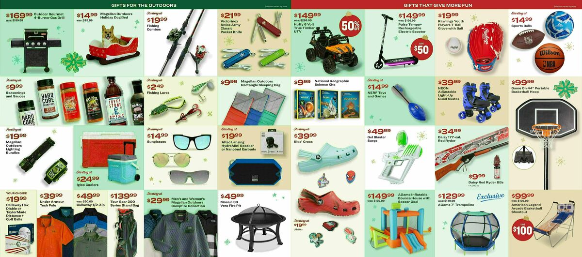 Academy Sports + Outdoors Holiday Value Guide Weekly Ad from December 7