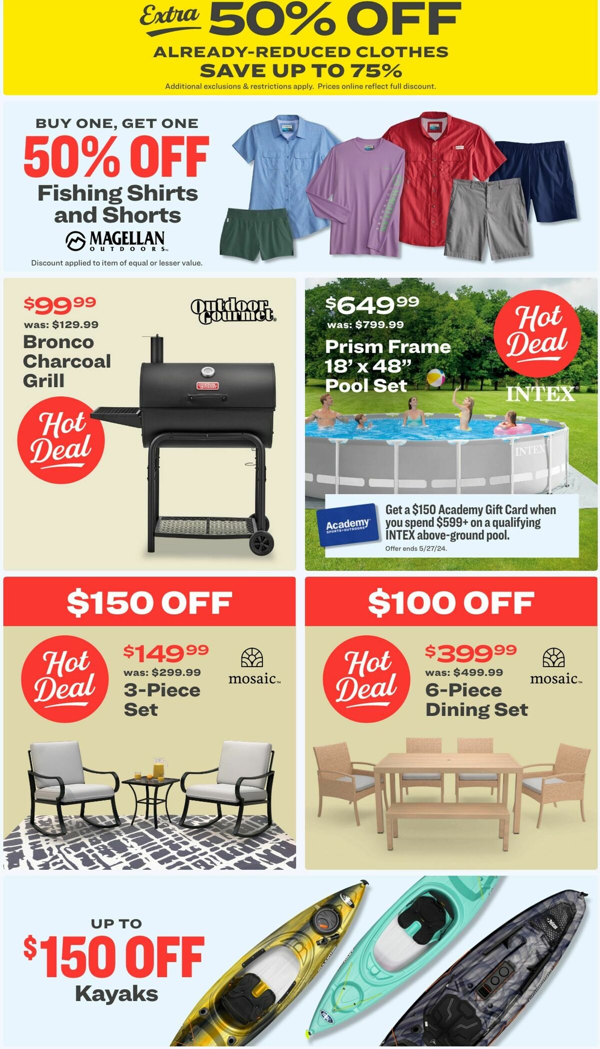 Academy Sports + Outdoors Weekly Ad from May 28