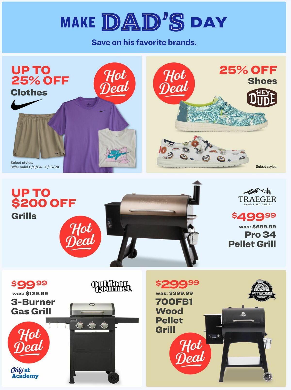 Academy Sports + Outdoors Weekly Ad from June 11