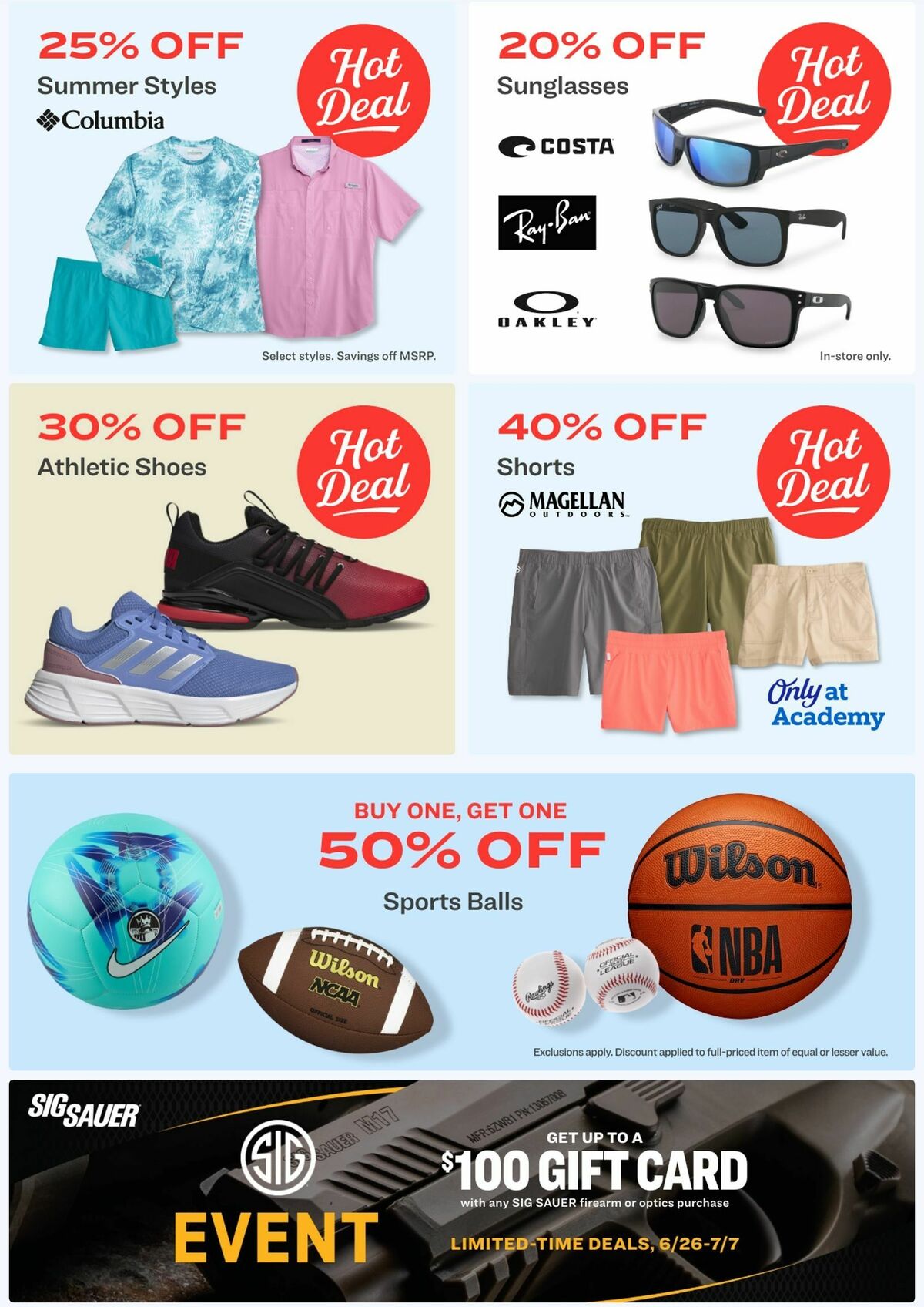 Academy Sports + Outdoors Weekly Ad from July 2
