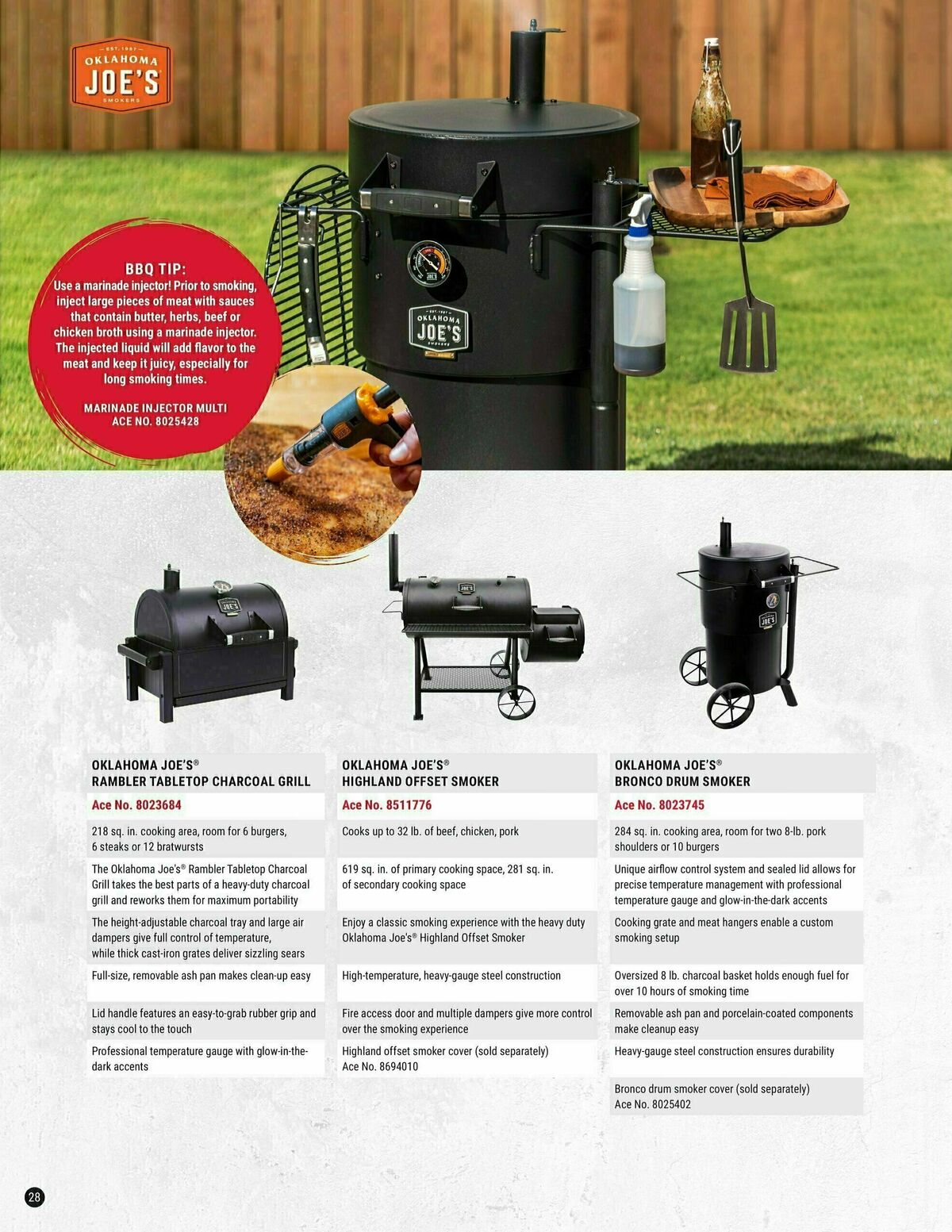 Ace Hardware Grilling Catalog 2023 Weekly Ad from January 25