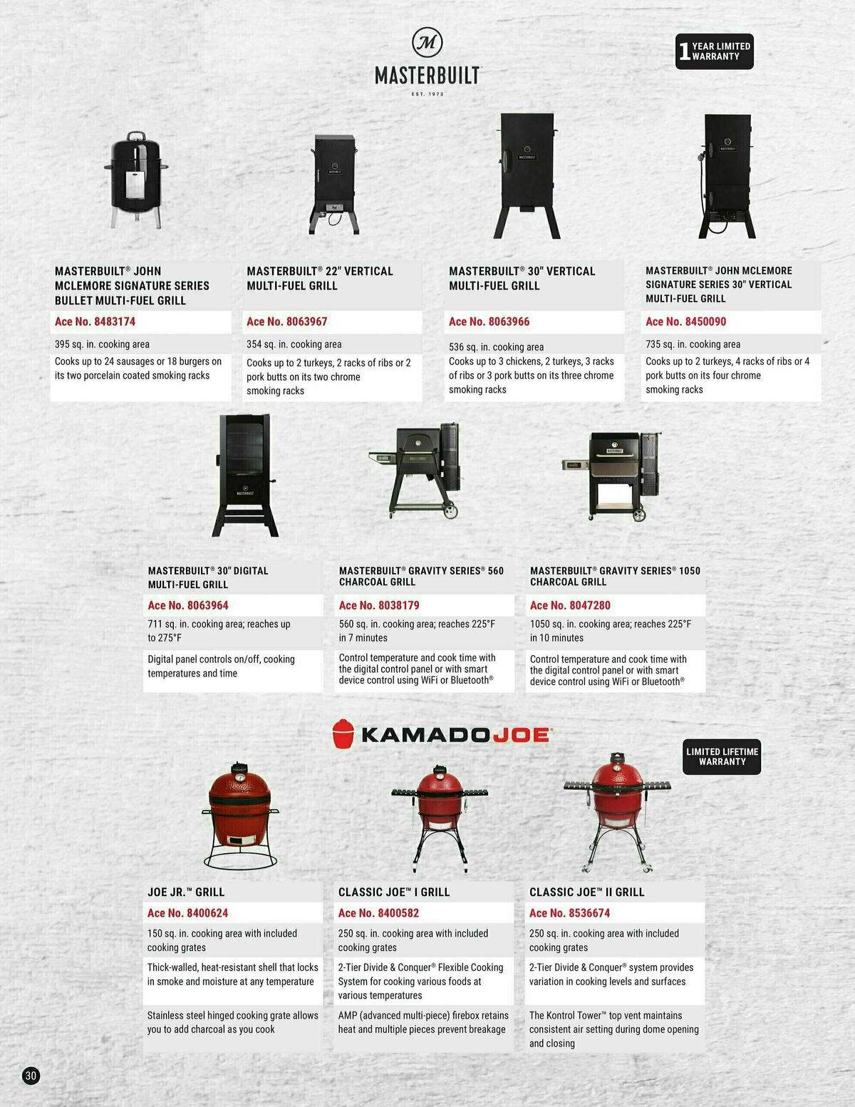 Ace Hardware Grilling Catalog 2023 Weekly Ad from January 25