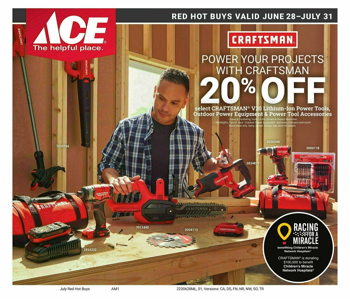 Ace Hardware Red Hot Buys Weekly Ad from June 28