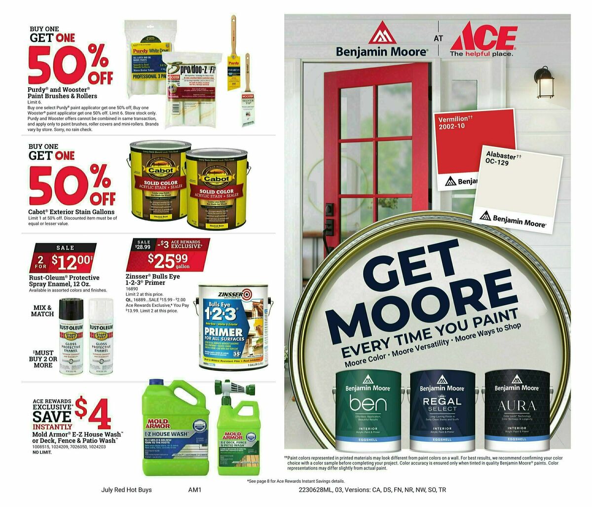 Ace Hardware Red Hot Buys Weekly Ad from June 28