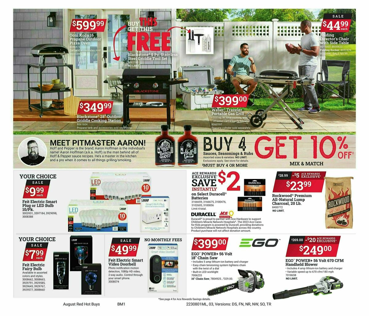 Ace Hardware Red Hot Buys Weekly Ad from August 1