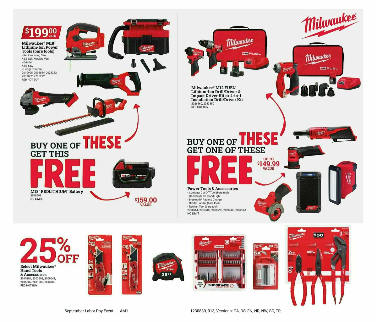 Ace Hardware Labor Day Weekly Ad from August 30