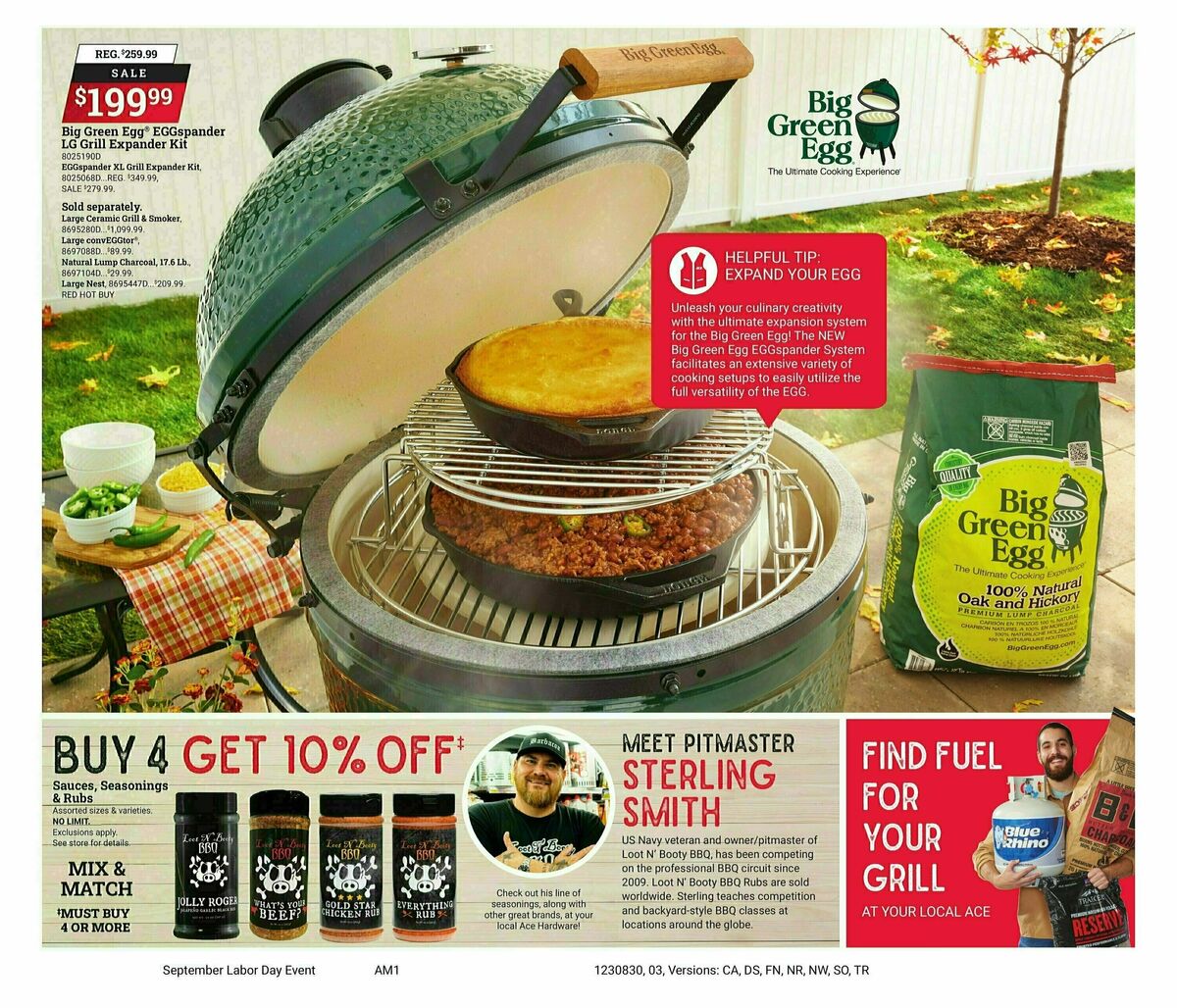 Ace Hardware Labor Day Weekly Ad from August 30